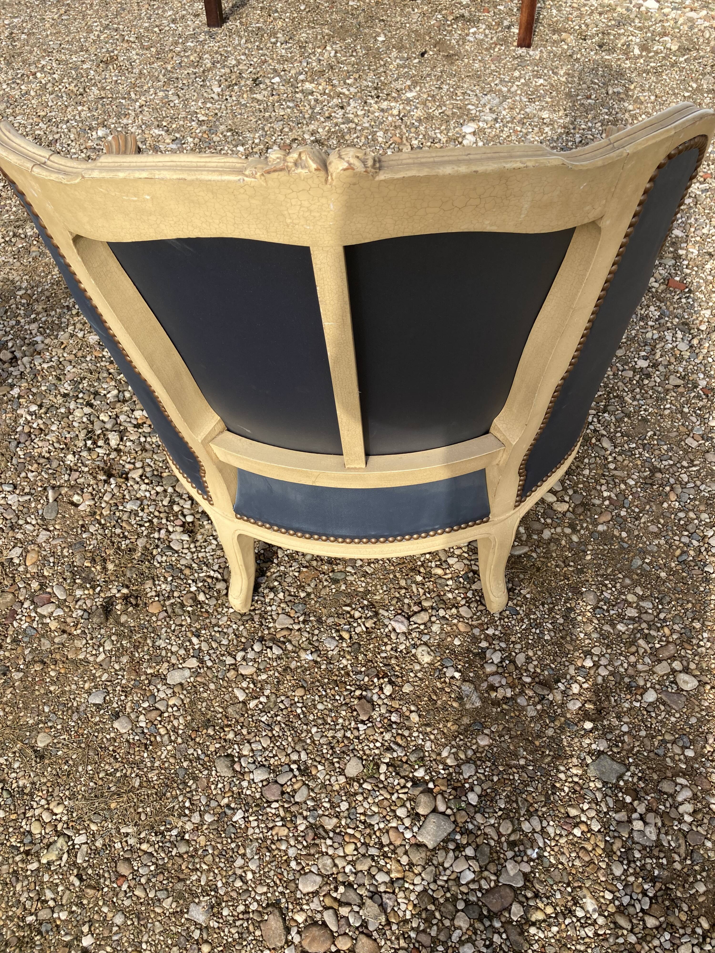 Pair of shepherdess armchairs