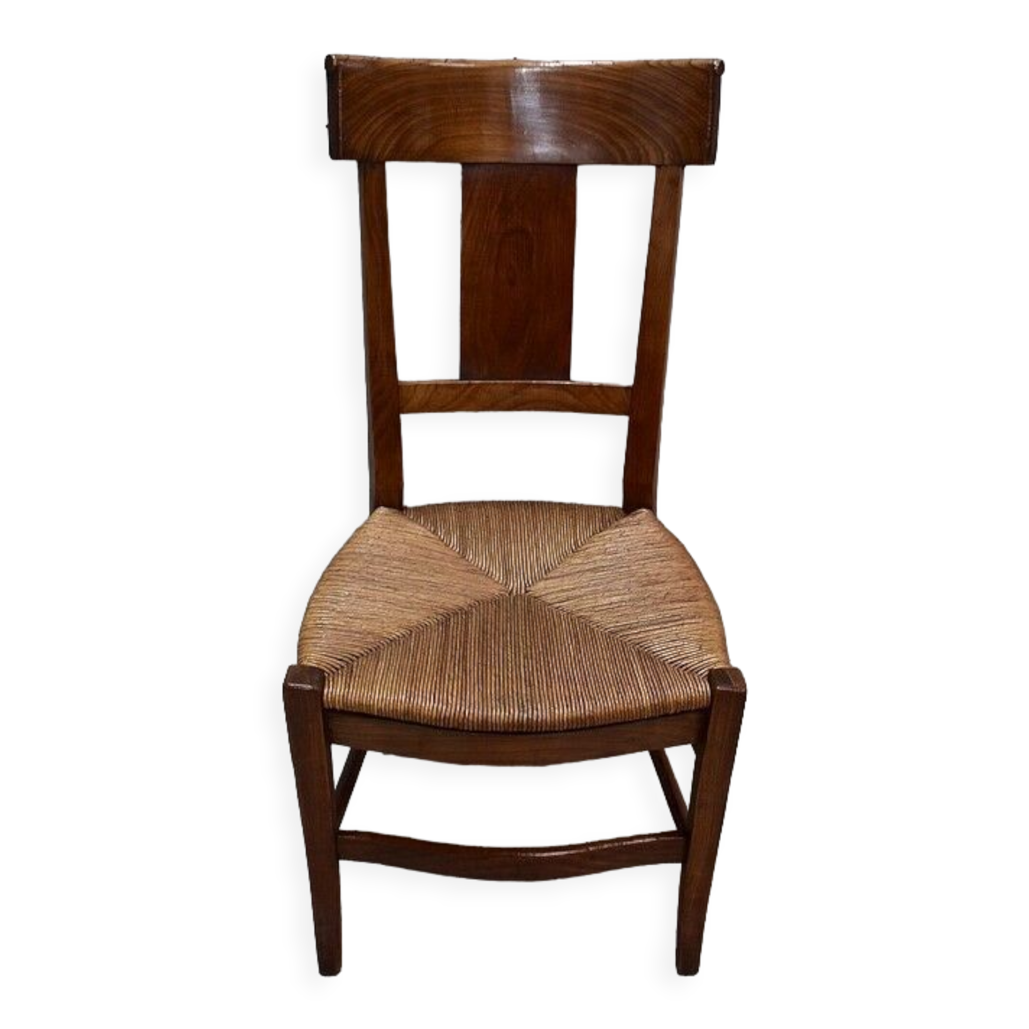 Cherry langer chair, directoire period - 1st part of the nineteenth century