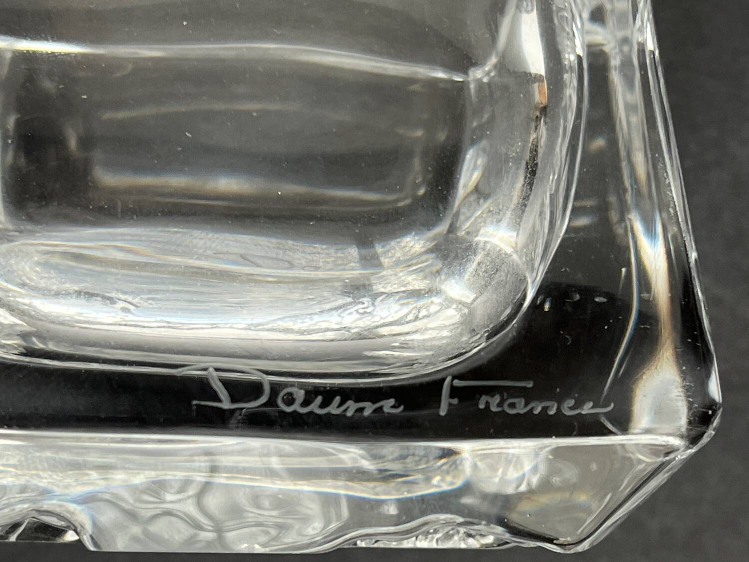 Cendrier en cristal Daum