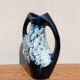 Vintage Vallauris vase from the 50s/60s – fat lava, sea foam, double handle