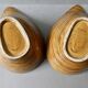 2 raviers en céramique Salins France, modèle Duras, années 60