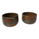 Glazed stoneware pots