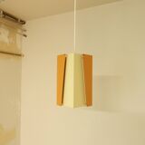 Rare metal pendant light for Lyfa, Denmark 1960's