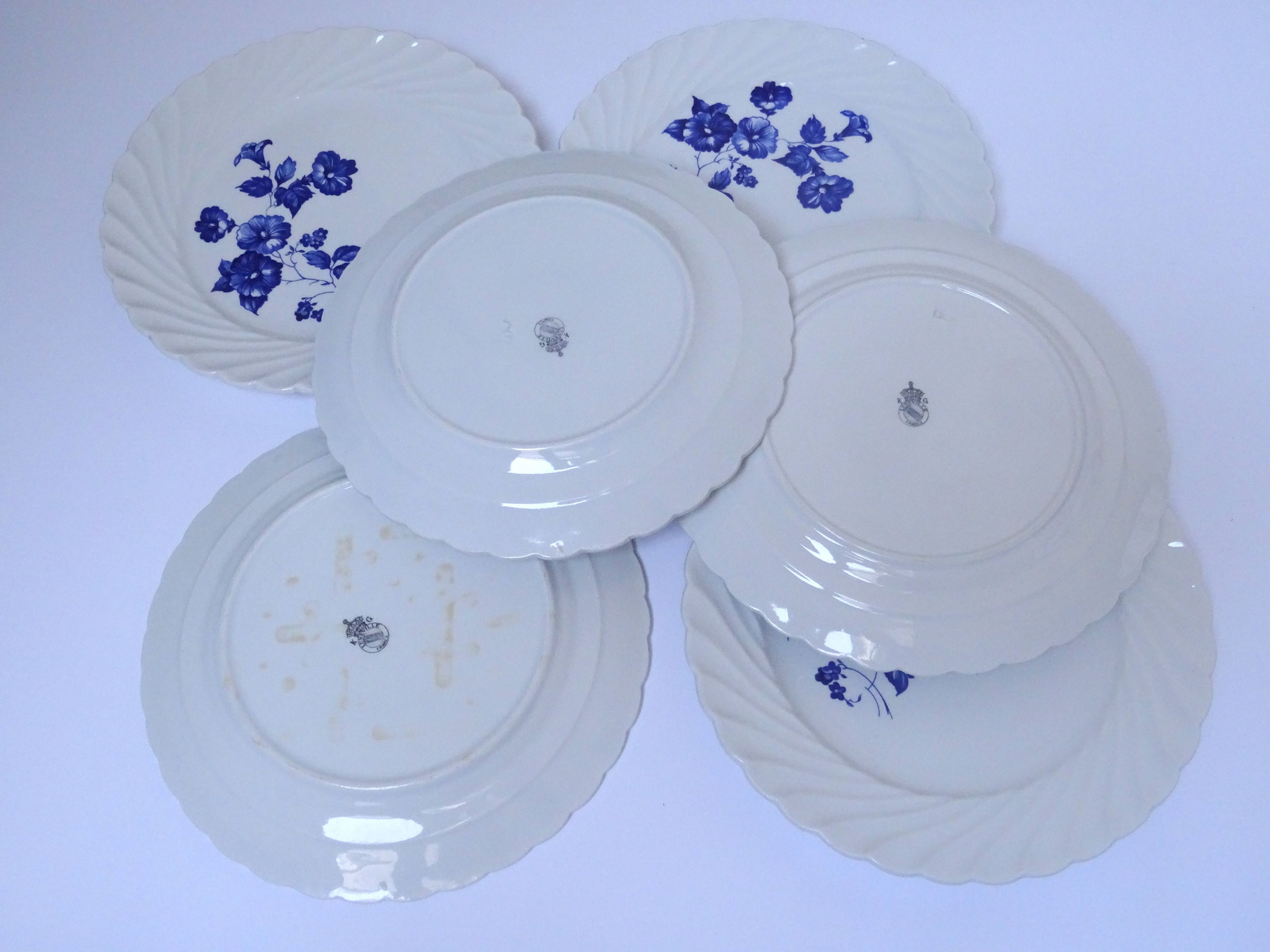 6 dessert plates Lunéville