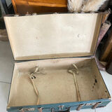 Old vintage travel trunk