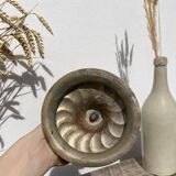 Berber twisted brass candle holder