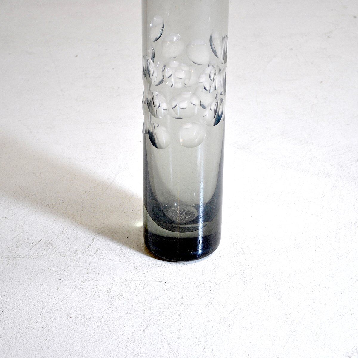 Cylindrical smoke-coloured vase, 1960s.