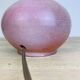 Pink ceramic ball lamp Vallauris, 60s, vintage