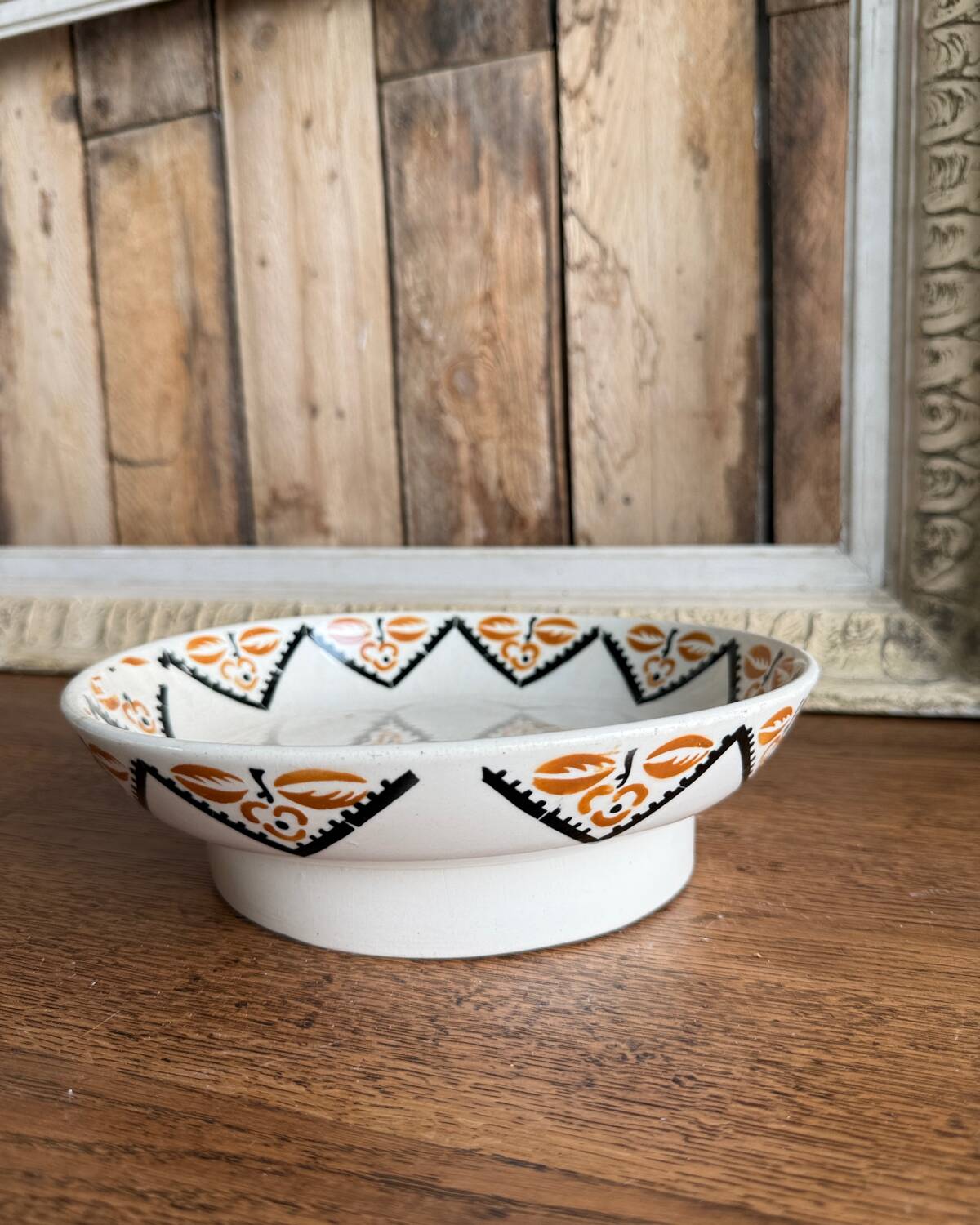 Badonviller Arcueil ironstone fruit bowl