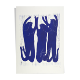 Les trois grâces en bleu