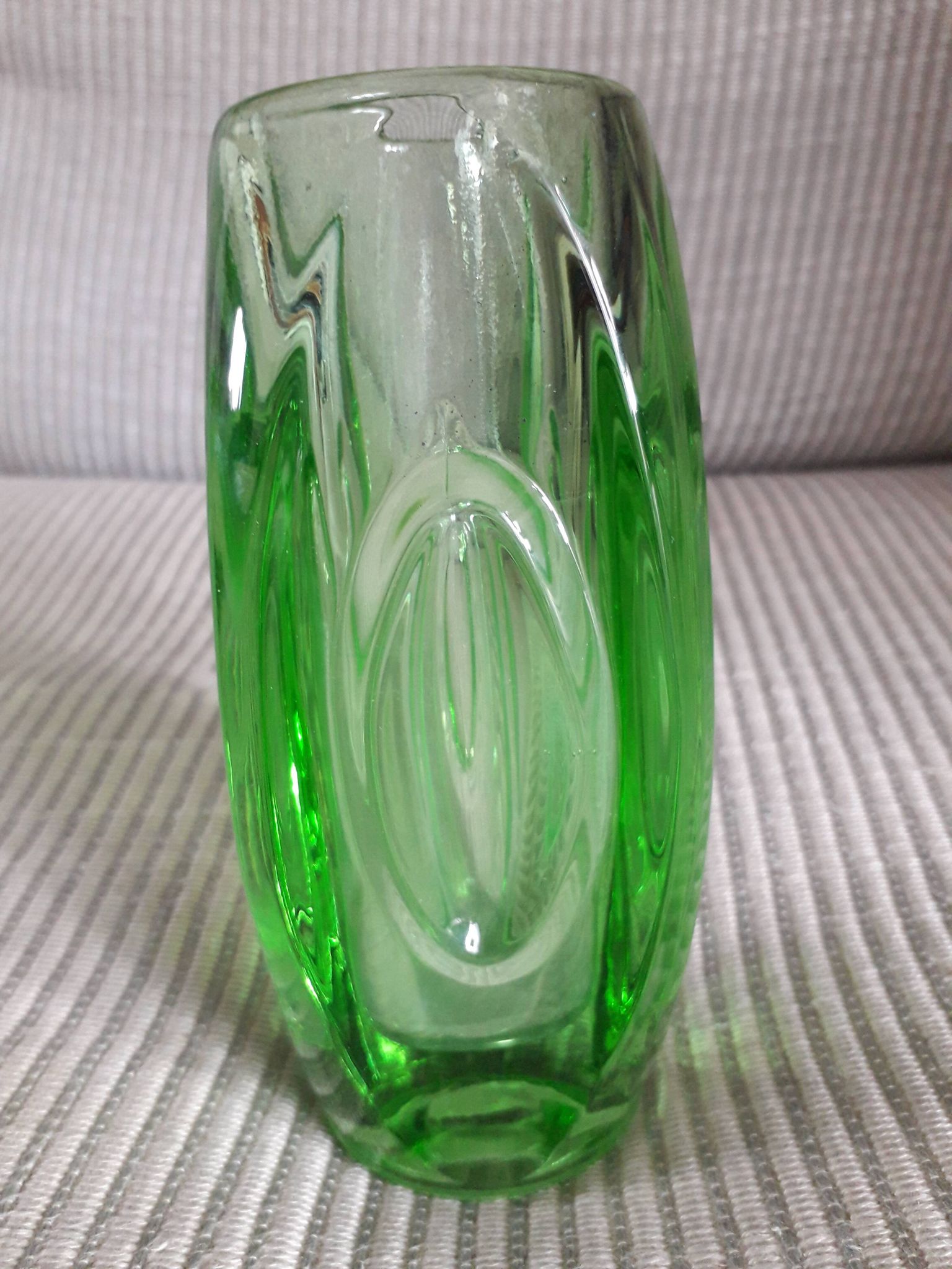 Vintage glass vase