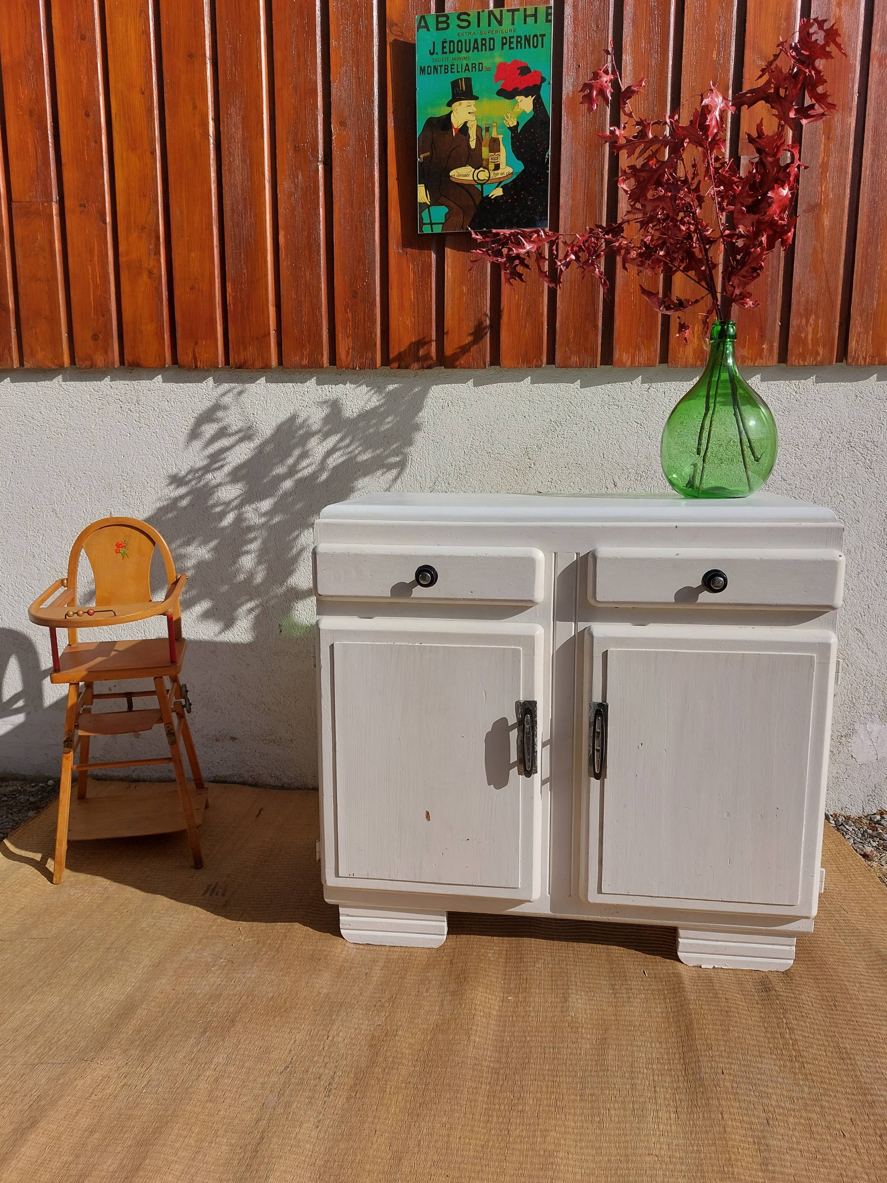 small white mado buffet