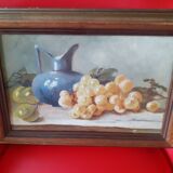 Framed painting. Still life. Oil signed.