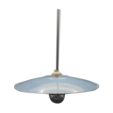Hanging lamp in enamelled sheet metal