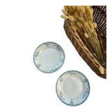 2 ironstone plates St Amand