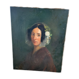 Oil on canvas early 19th signed