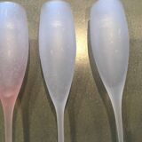 Biot set of 5 frosted flutes