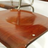 Model 106 Chairs by W. H. Gispen for Delft, 1950s, Set of 6