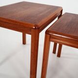 Set of three teak tables, Danish design, 1970s, production: Denmark