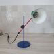 Lampe de bureau style Memphis bleu rouge vert