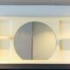 Étagère à miroir J-Paul Emonds-Alt pour Meurop, période space age, vintage 70s