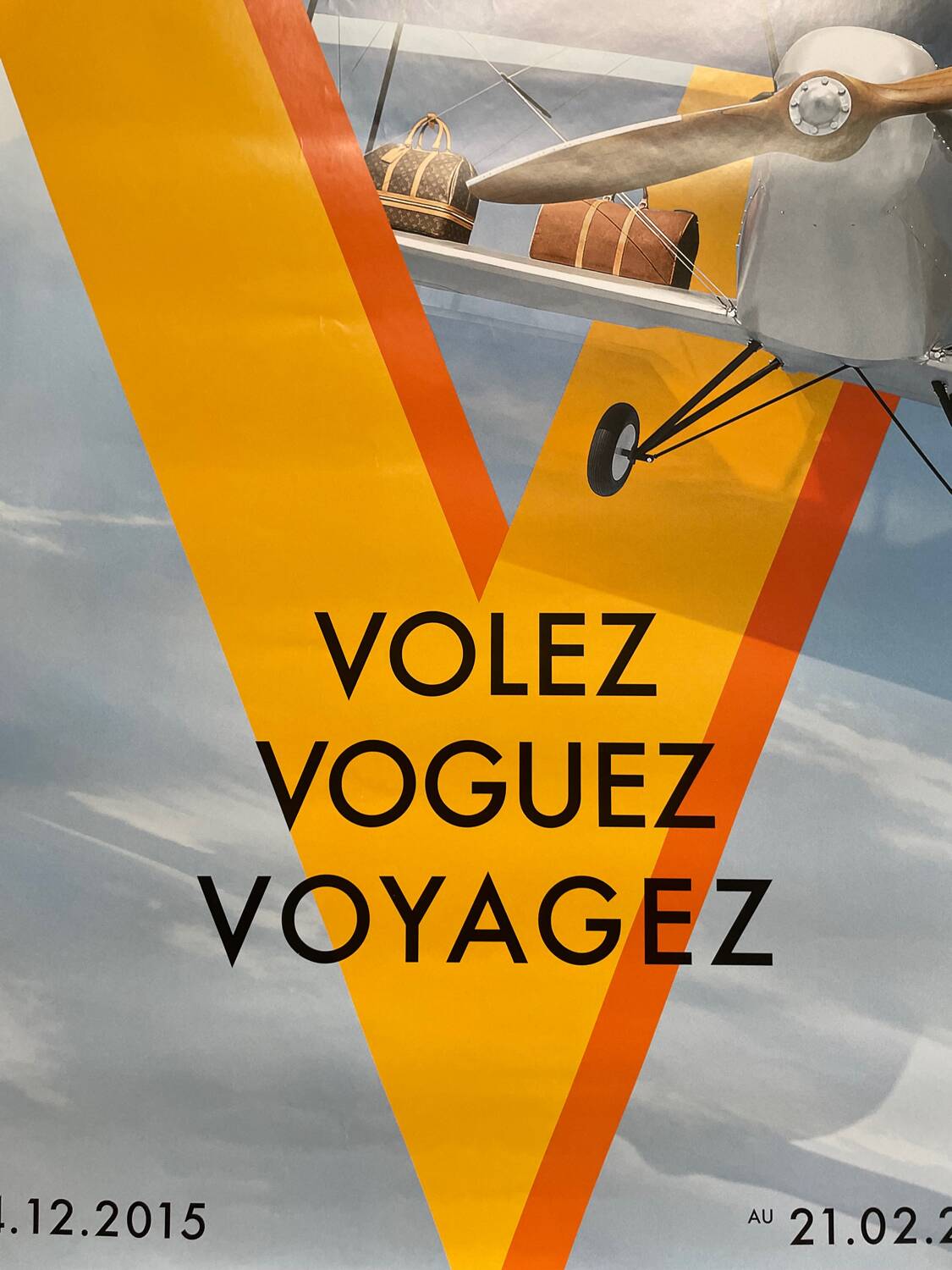 Affiche originale Louis Vuitton - Volez Voguez Voyagez