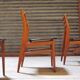 Set of 4 french chairs in scandinavian style year 60