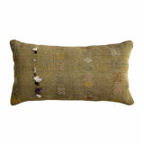 Vintage turkish kilim cushion cover, 30 x 60 cm