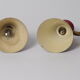 Pair diabolo bordeaux in dating from the 50s wall light