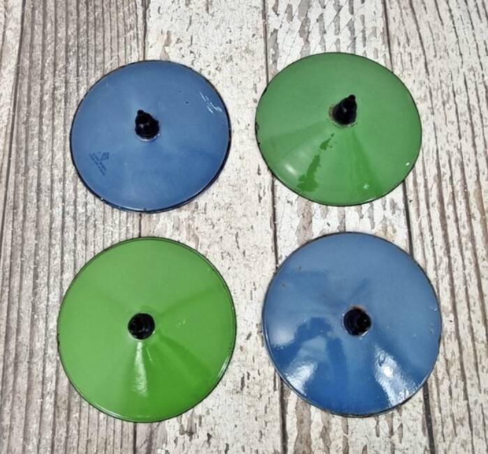 Enameled pendant lights 4