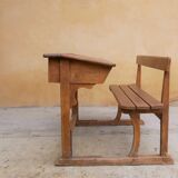 Schoolboy desk desk vintage desk in solid wood