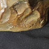 Bronze jean marais signed langloys limited edition 1/8