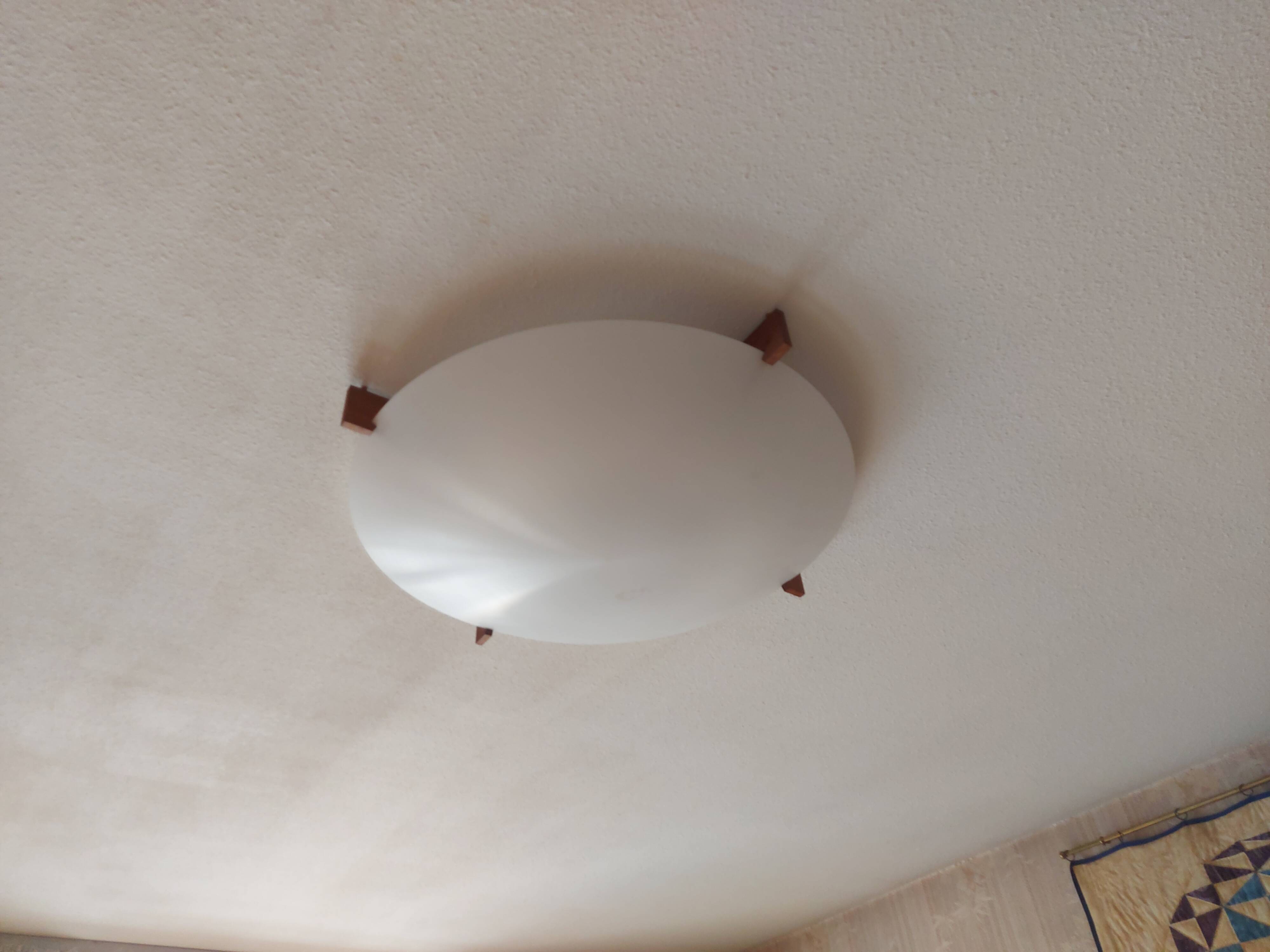 Plafonnier, lustre design Scandinave Osten Kristiansson pour Luxus