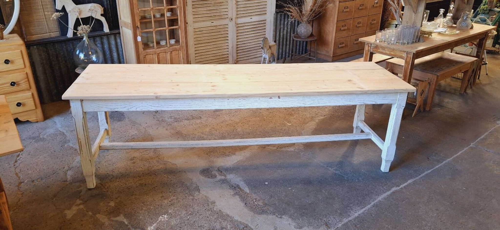 Old farmhouse table