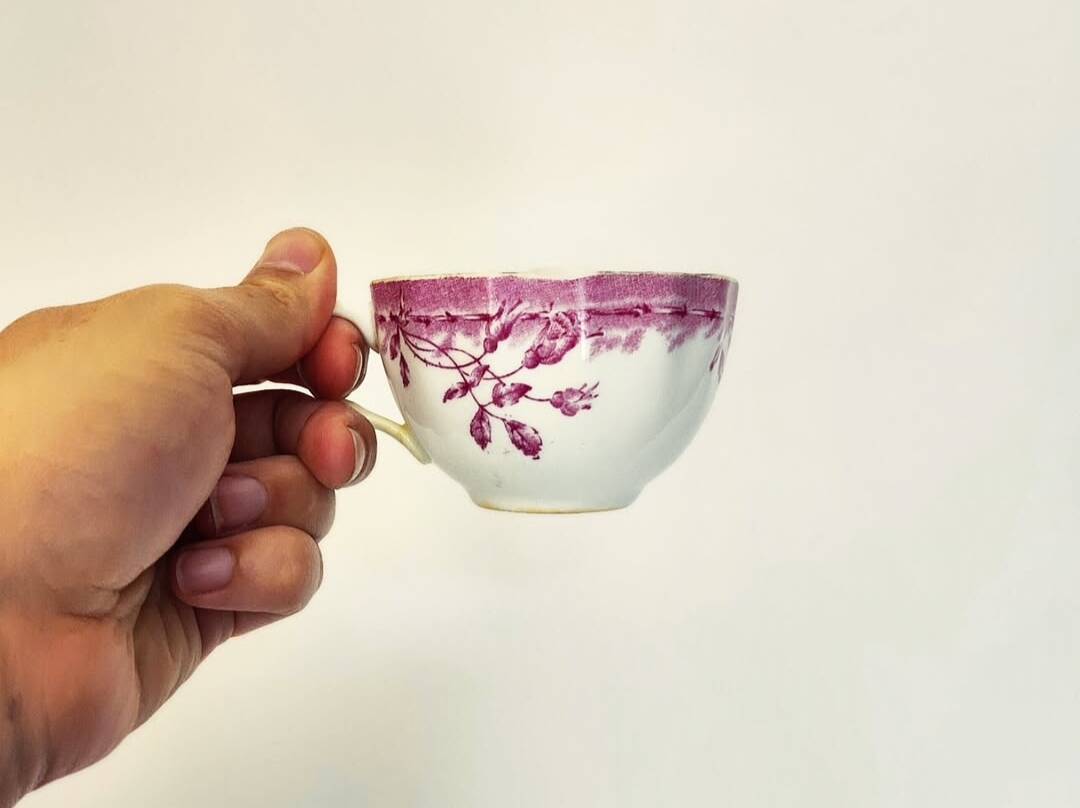 Two English porcelain cups
