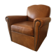 Leather club chair