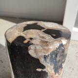 Side table in petrified wood