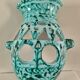 Ceramic wall lamp, 1970, handcrafted, mid-century, vintage