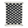 Tapis à damier noir et blanc - 149 x 112 cm
