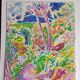 Pierre Lacroux (1909-1993) Gouache - 38,5 x 28,5cm - cap ferrat August 78