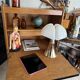Vintage wooden secretary desk from the 50s
