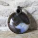 Enameled stoneware gourd signed