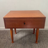 Scandinavian teak bedside table from the 60s
