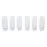 Set of six glasses, Italian design, 1960s, made in Italy