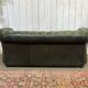 1970s leather Chesterfield three-seater sofa