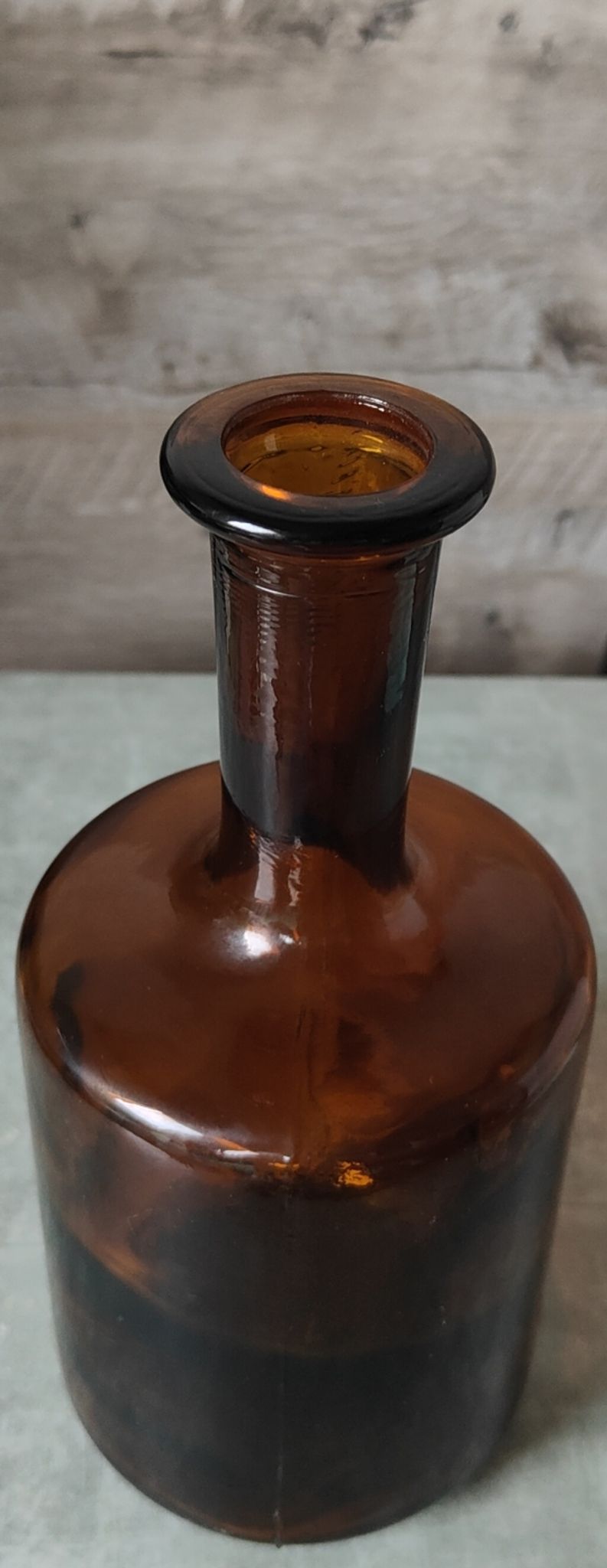 Bouteille verre ambré