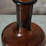Amber glass bottle