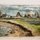 Vintage painting Brittany