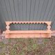 Antique carved wooden wall shelf