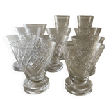 Argental Saint Louis crystal glasses